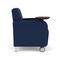 Lesro Siena Lounge Reception Guest Chair W/ Swivel Tablet, 27 in W 29.5 in L 32.5 in H SN1101 - alternate 3